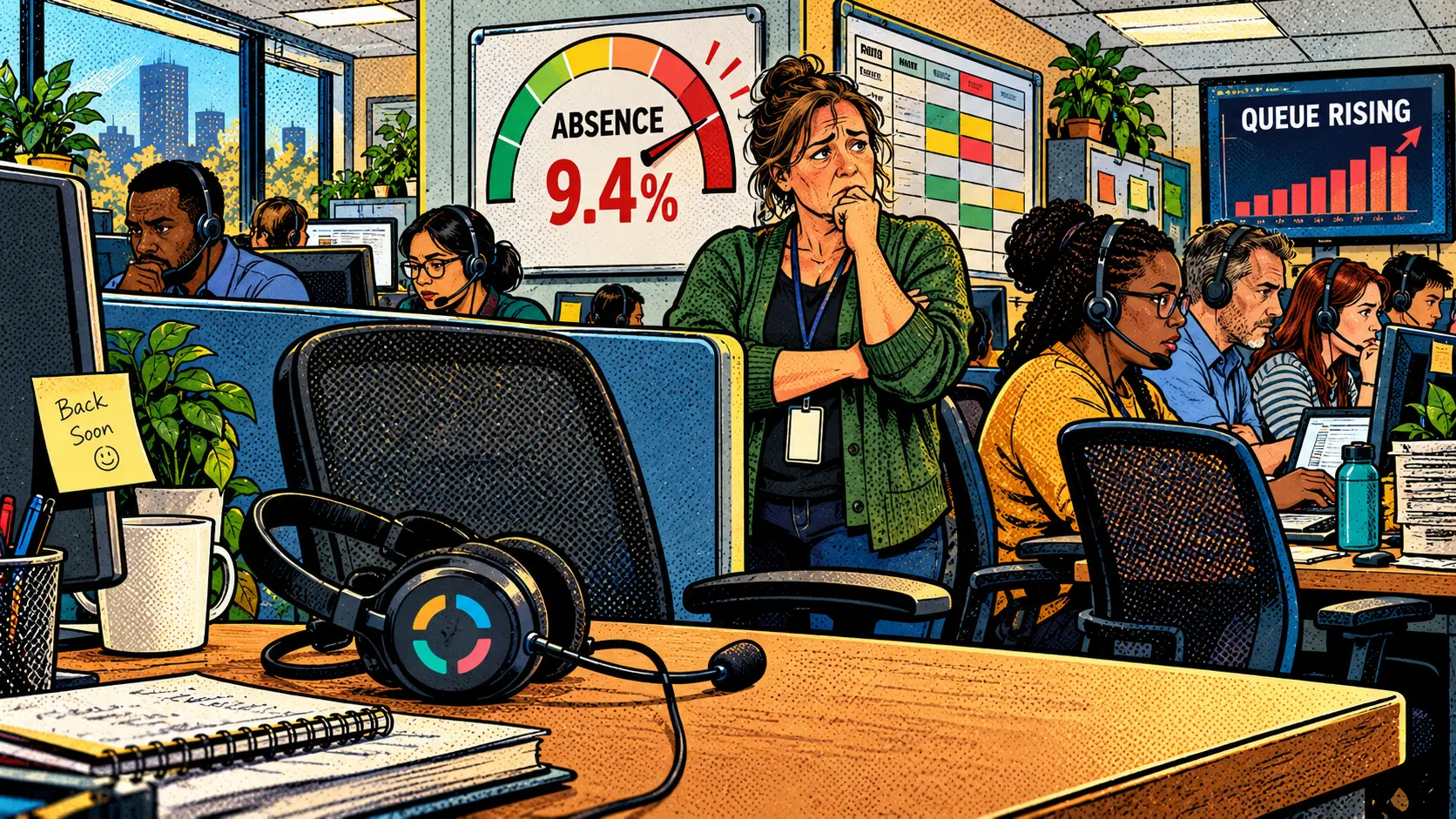 Absenteeism in Contact Centres: The Leading Indicator Most Centres Ignore