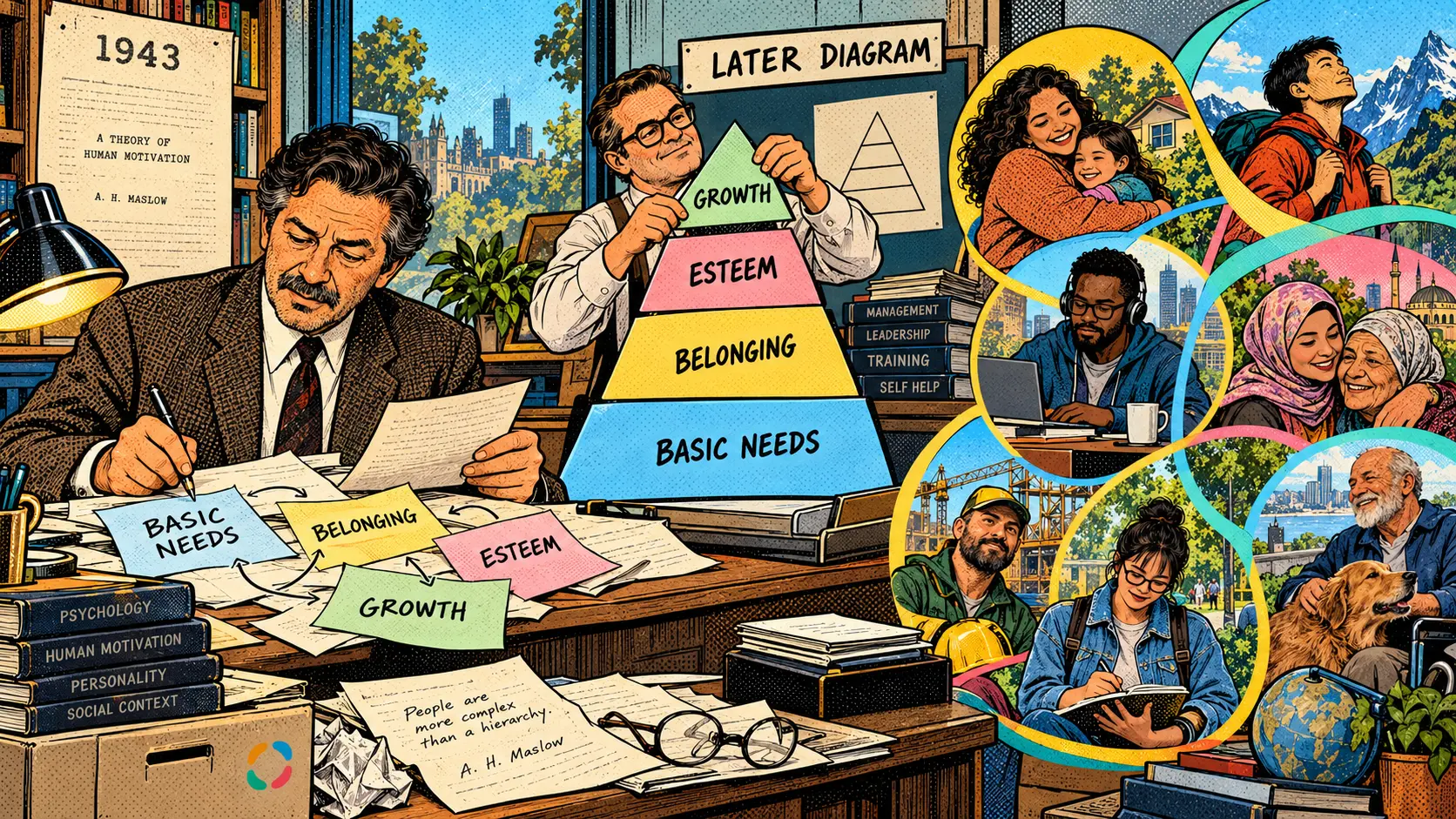 Is Maslow's Hierarchy of Needs Still Relevant? The Pyramid He Never Drew