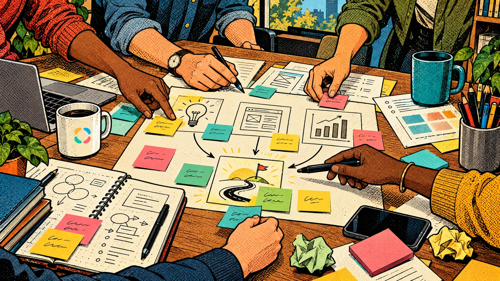 The Approach Dimension: How the Group Works Out What to Do