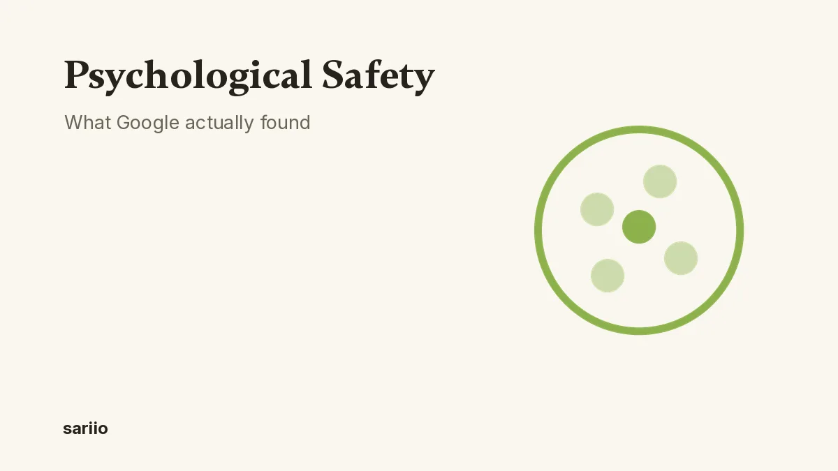 Psychological safety