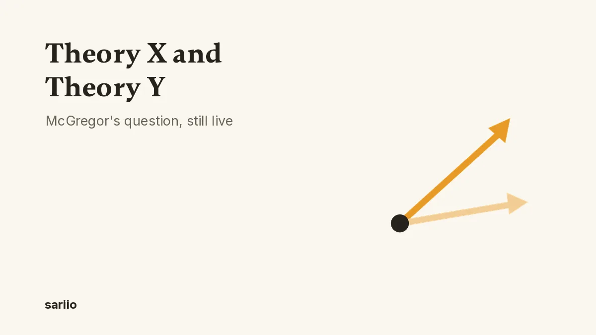 Theory X and Theory Y